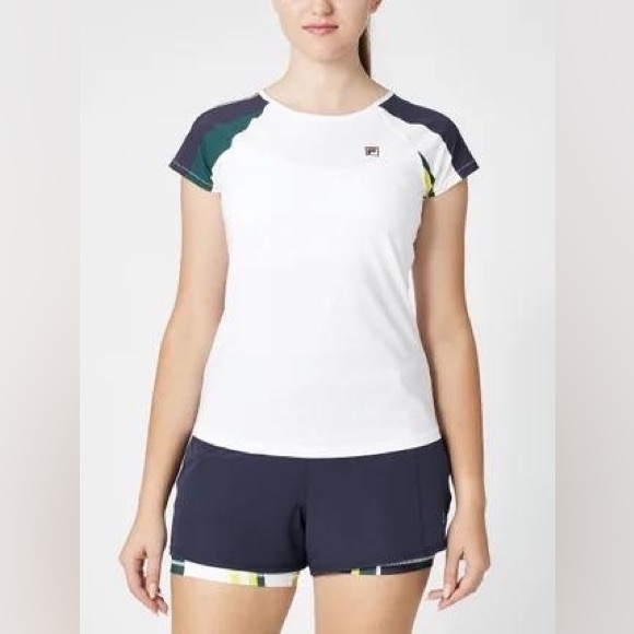 FILA Women's Heritage Short Sleeve Top - Picture 2 of 6